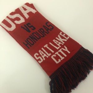 USA vs Honduras soccer scarf
